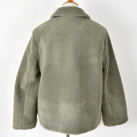 Rebecca Minkoff Harley Wool Teddy Jacket Coat - XL - Picture 5 of 10